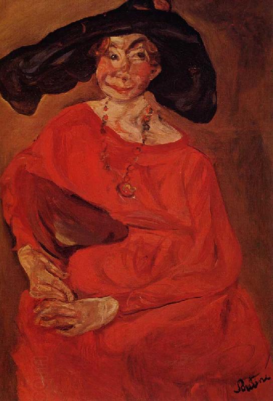 Chaim Soutine Woman in Red China oil painting art